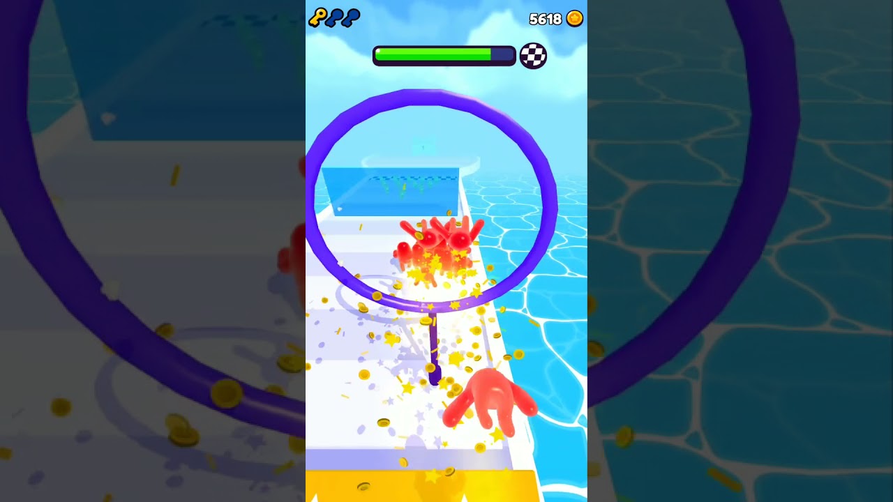 Join Blob Clash 3D gameplay walkthrough Bonus level 14