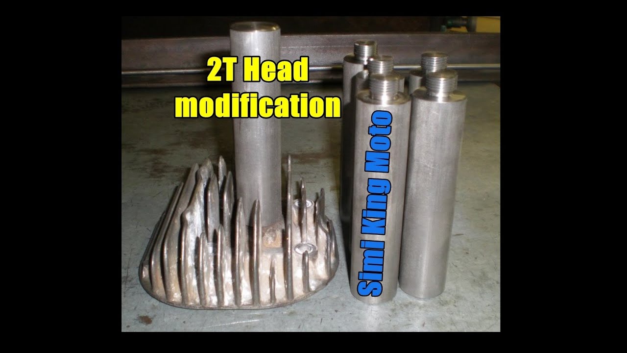 POV Prototype 2T cylinder head Lathe holder / SIMI.KING Moto YouTube