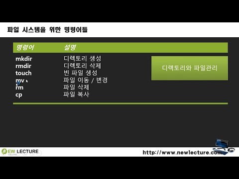 리눅스 강의 12강.  Linux(Unix) 파일 관리 명령어