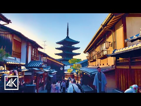 夕暮れ時の京都清水寺散歩｜4K HDR｜ Walking in Kyoto Kiyomizu-dera Temple at evening #kyoto #kiyomizudera