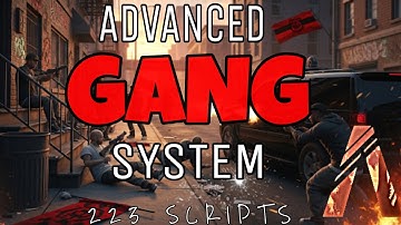 🔥 223 Gangs - Advanced Gang System / Turf Wars Script for FiveM ESX Framework 🔥