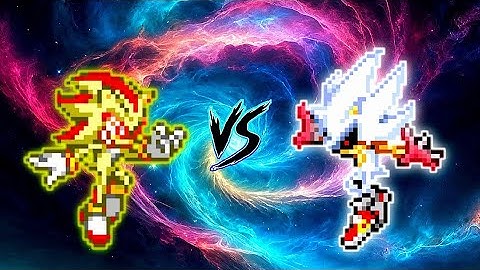 Shadow Fleetway V2 OP VS Sonic exe V3 OP (all form) in Mugen