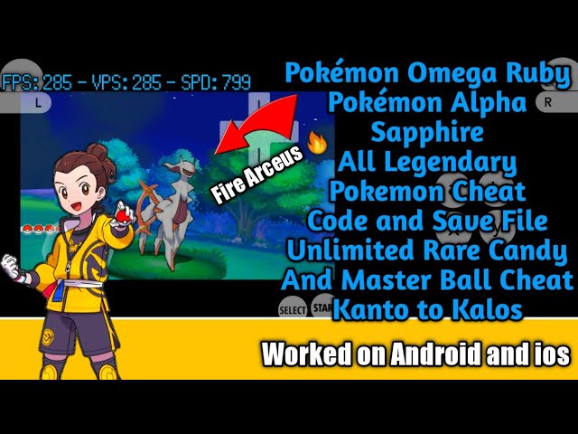 Pokemon Mega Ruby (Beta) Download, Cheats, Walkthrough on