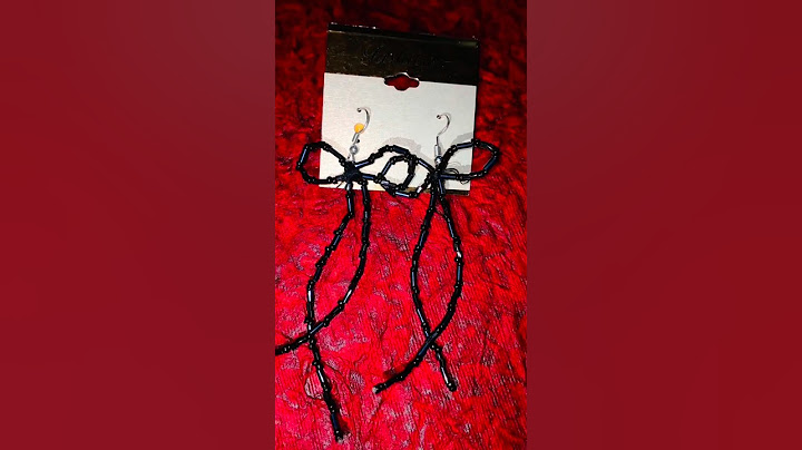 DIY Earrings/Diy Beaded Bow Earrings 😍 #shorts #ytshorts #diy #beads #trending #satisfying #foryou