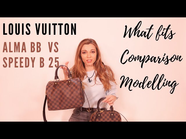 Comp btw Louis Vuitton Surene bb vs Speedy 25b Lvlovermj 