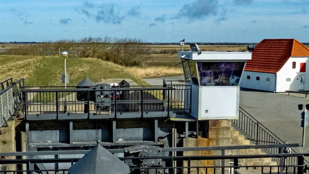 Danmark: Ribe - Kammerslusen: Hvor Ribe Å bliver til Vesterhavet