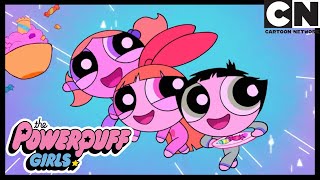 SLUMBER PARTY | The Powerpuff Girls | Season 1 Clip | Cartoon Network