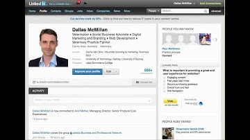 Adding video to your new Linkedin profile