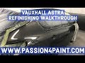 4K - iWATA W400 BELLAIRIA AND WS400 SUPERNOVA Vauxhall Astra Refinishing Base And Clear Walkthrough