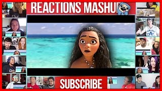 MOANA Trailer Reactions Mashup