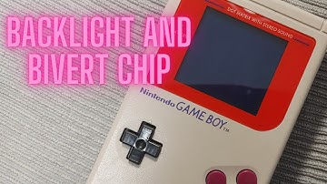 Gameboy DMG, Backlight and Bivert Chip!!