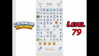 Crossword Challenge Level 79 Walkthrough
