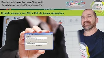 Como colocar mascara de CPF e CNPJ de forma automática no Excel | #mundooffice
