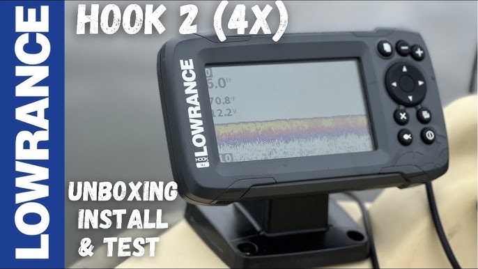 Lowrance Hook2 (4x) Fish Finder Install, perfect for kayaks and