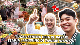 Pergi Ke Pasar Bareng Tugba !! Tugba Jago Banget Nawar WKWKWK ! 🤣