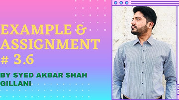 Solved Ex & Assignment # 3.6 I CH # 3 Forces And Motion I 1st Year Federal, KPK Board 2020 Edition