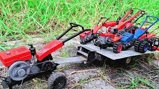 Traktor Sawah mini Menuju Persawahan Langsung Membajak & Traktor Sawah ada yang Terguling