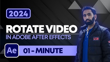 How To Rotate Video In Adobe After Effects 2024 | Rotate Video Footage in After Effects 2024