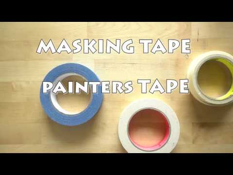 Masking Tape and Watercolor