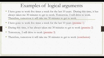 1.1 Arguments, Premises and Conclusions