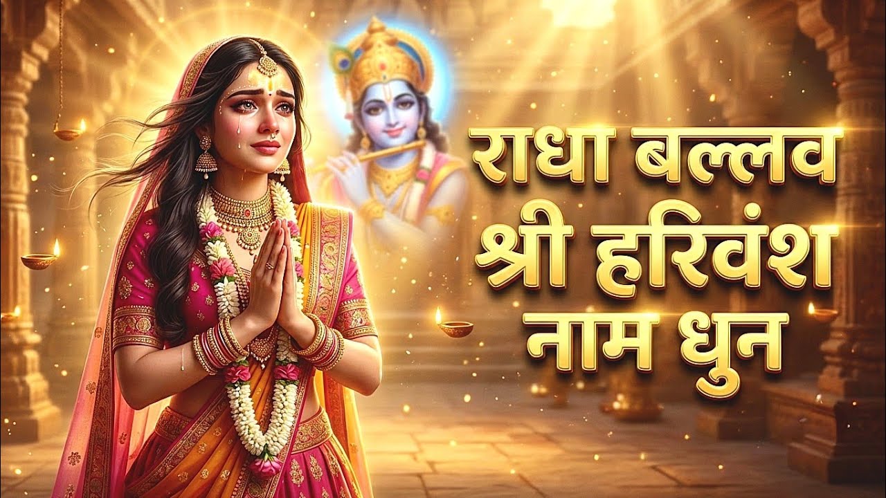 राधा बल्लभ श्री हरिवंश नाम जाप || #premanandjipravachan #song #bhajankirtan #bhajan