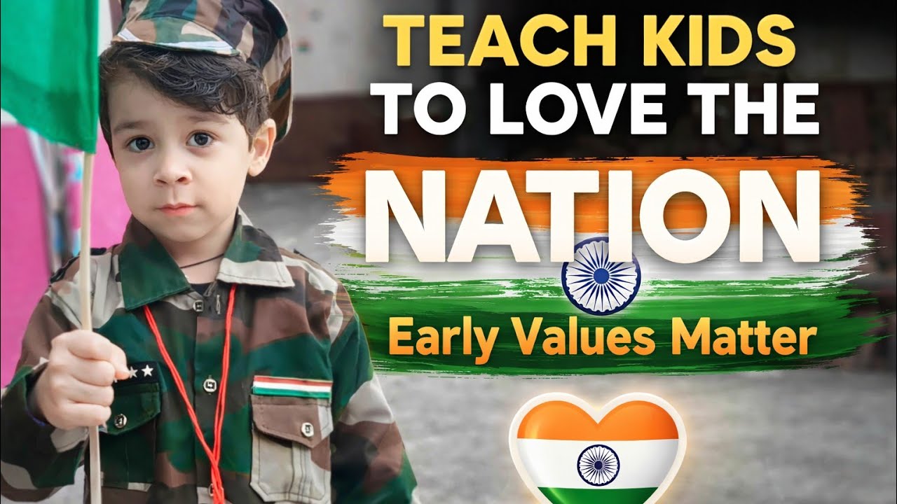 “Teach kids to love their country—through values, not fear.”