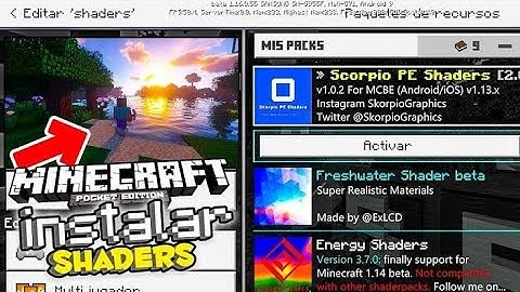 Como Colocar Shaders no Minecraft de Celular