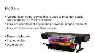 (Lecture # 9) | Output Devices