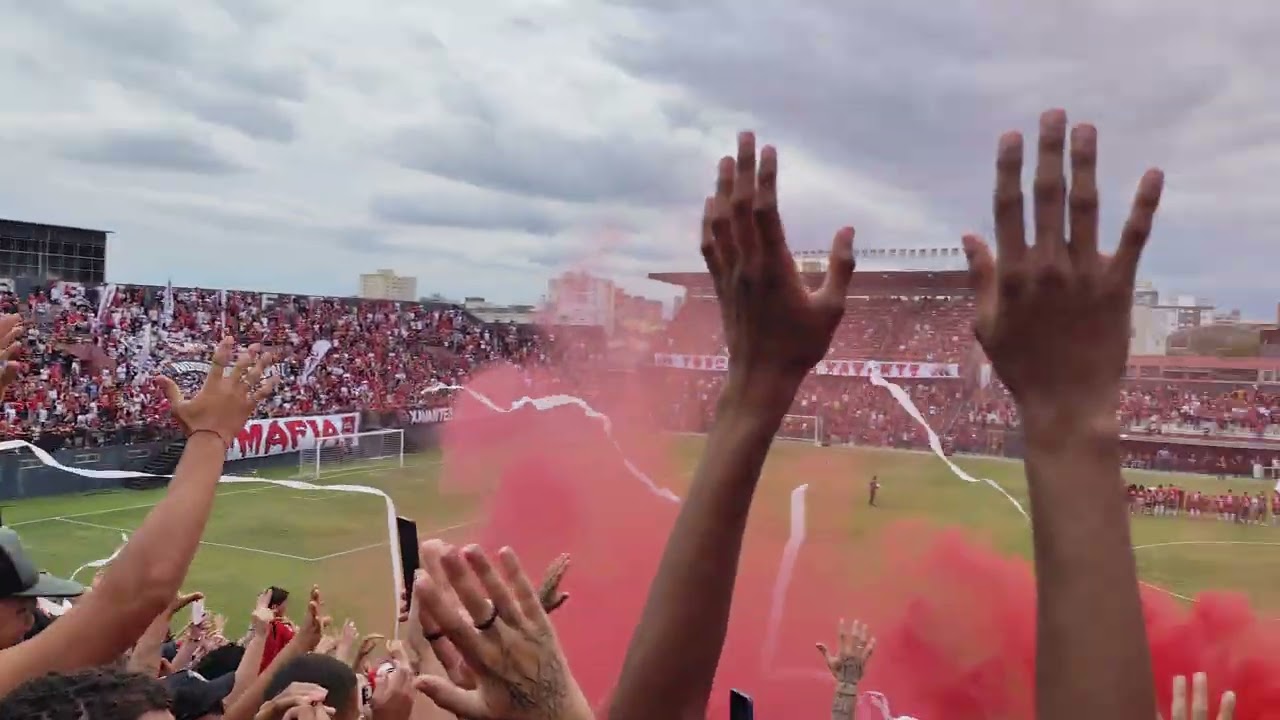 Torcida xavante fazendo a festa no BraPel