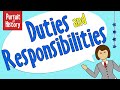 Duties and Responsibilities of American Citizens