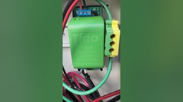 SolArk Compatibility with Tigo Rapid Shutdown Transmitter Part 1