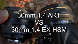 «SIGMA 30 мм 1.4 Art» VS «30 мм 1.4 EX DC HSM»