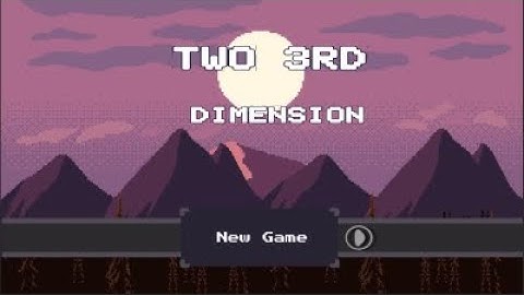 Two 3rd Dimension - BYOG 2021 Game Jam Submission