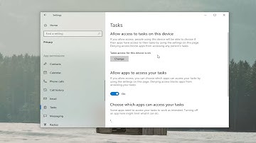 How To Choose What Apps Can Access Your Tasks on Windows 10 [Guide]