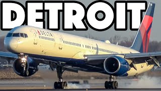 Michigan's BUSIEST Airport  Incredible Plane Spotting in Detroit (DTW/KDTW)