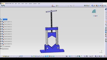 Machine vice design|| machine vice design in catia| catia tutorials for beginners|#machine#catia