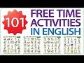 Gambar cover 101 Free Time Activities in English - Learn English Vocabulary