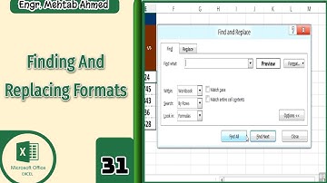 Finding and Replacing Format in Microsoft Excel | Format Finding in Excel