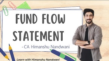 Fund Flow Statement | Accounts Simplified - video 1 | Explanation | Example | CA | Bcom sem 5 |VNSGU