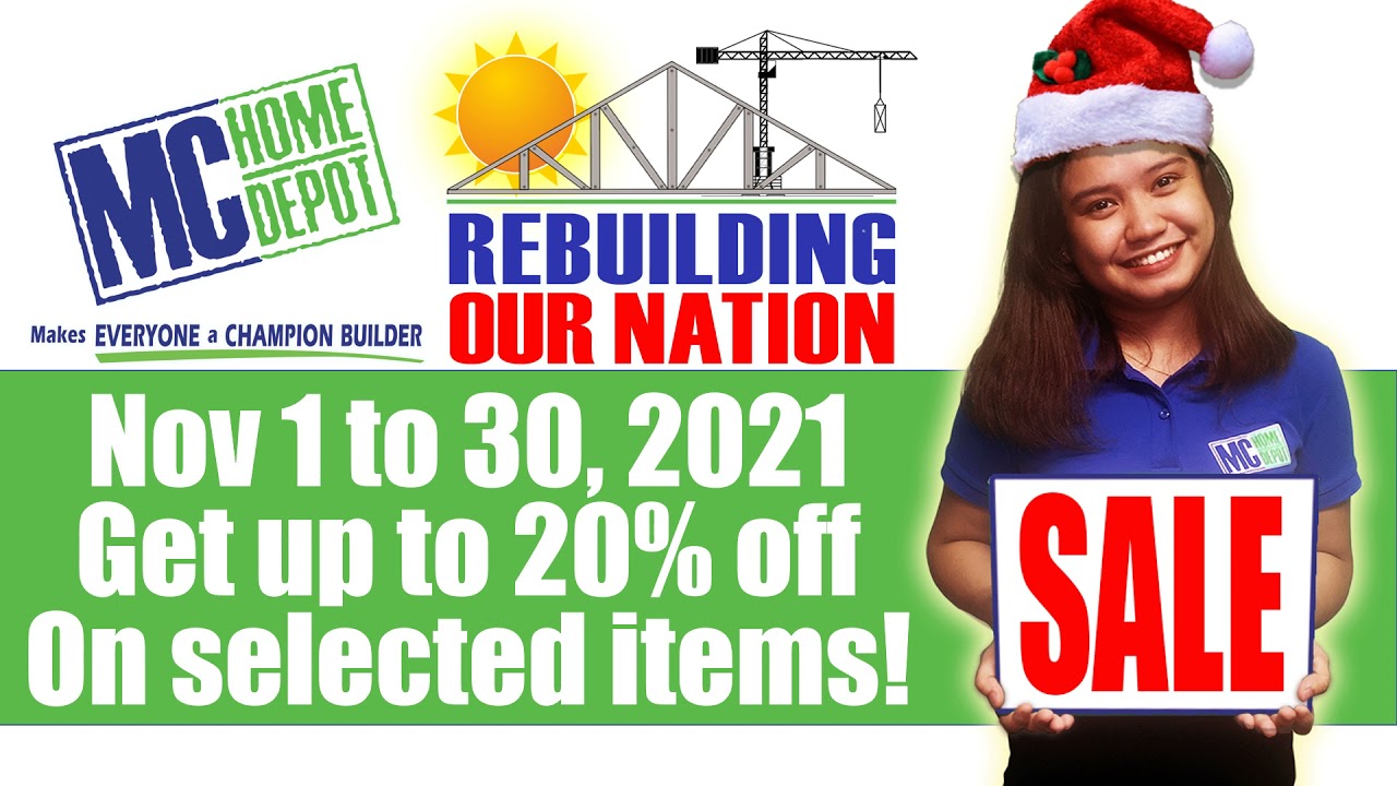 MC Home Depot Rebuilding our nation Sale, November YouTube