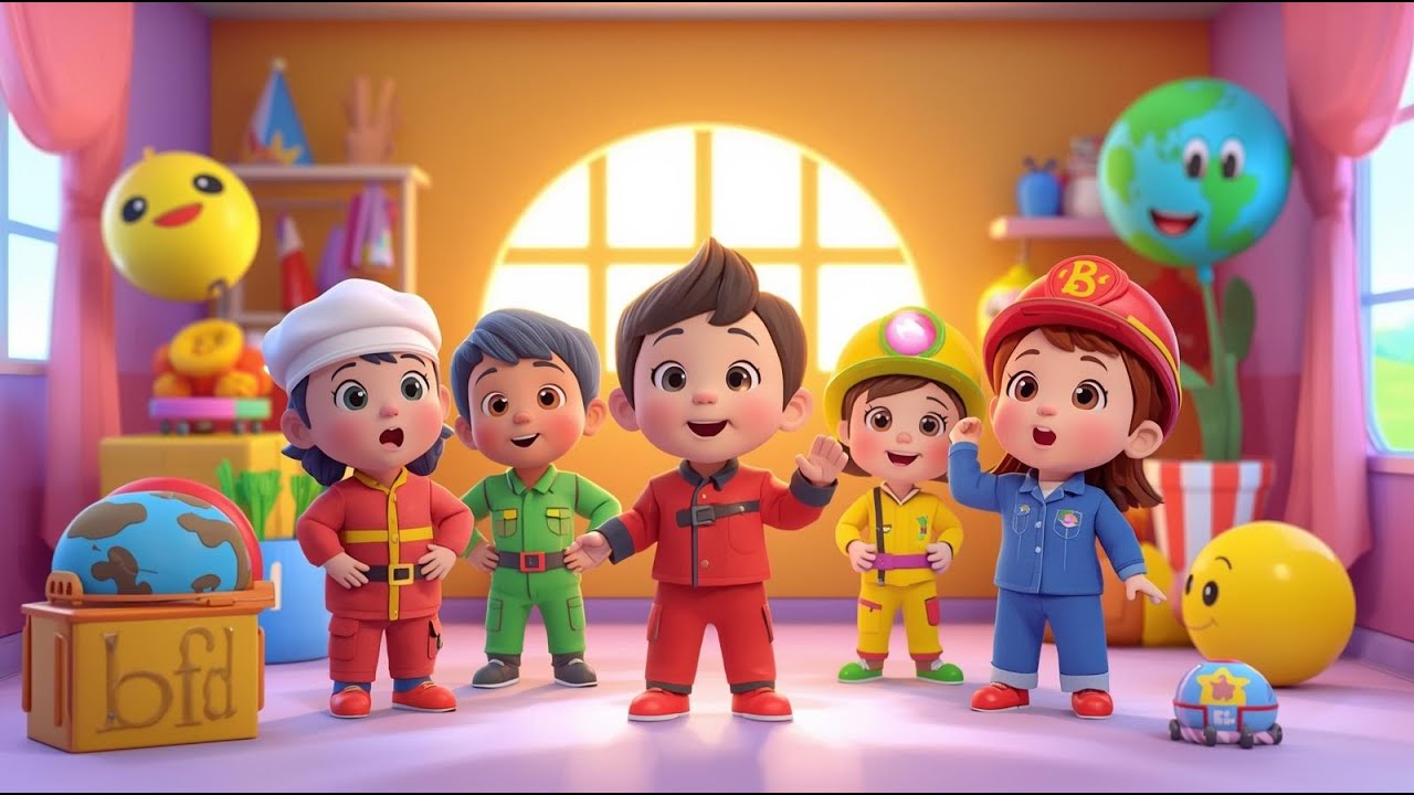 Küçük Dostlar'dan Eğlenceli Şarkılar! 🎵 Vücudumuz, Renkler, Harfler ve Hayvanlar!