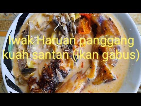 Resep Santan Ikan Gabus Bakar