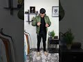 أفكار للجاكيت البامب الزيتي
