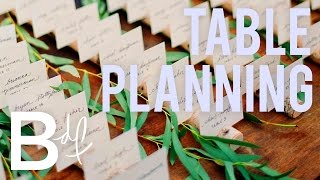 Putting together a table plan for a wedding may seem stressful but with Hannah