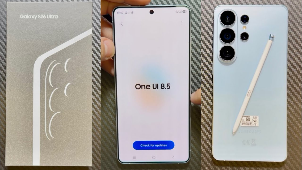 Samsung Galaxy S26 Ultra Unboxing and First Setup