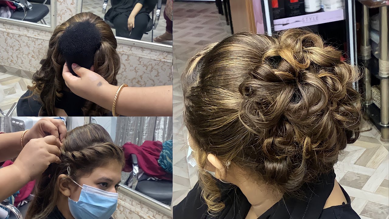 Bun Hairstyles For Medium Hair | Easy Bun Hairstyles with Trick for Wedding  & party | prom Hairstyle - YouTube