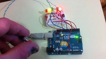 Arduino Traffic lights with pedestrian crossing