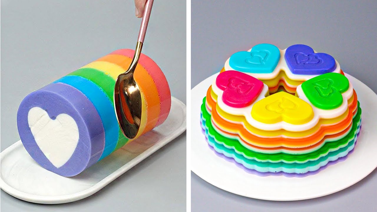 ⁣Perfect Colorful Jelly Cake Decorating Video Ideas For You | Cake Lovers