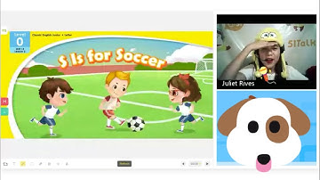 51TALK| LEVEL 0 | FULL H5 DEMO CLAAS WITH MY REGULAR STUDENT | S IS FOR SOCCER LESSON