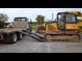 John Deere 650J Dozer side load